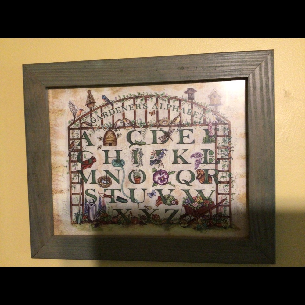Garden Alphabets Picture